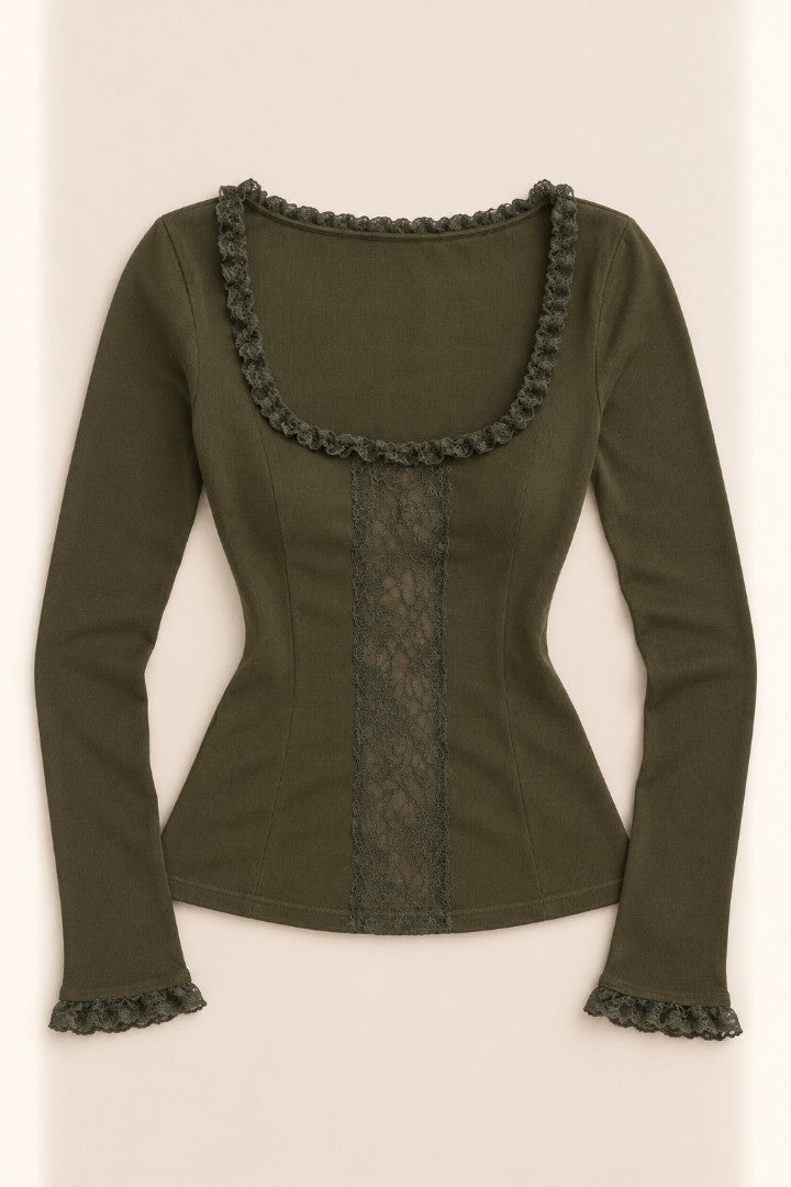 Ever Grace Long Sleeve Top — front catalogue flat-lay