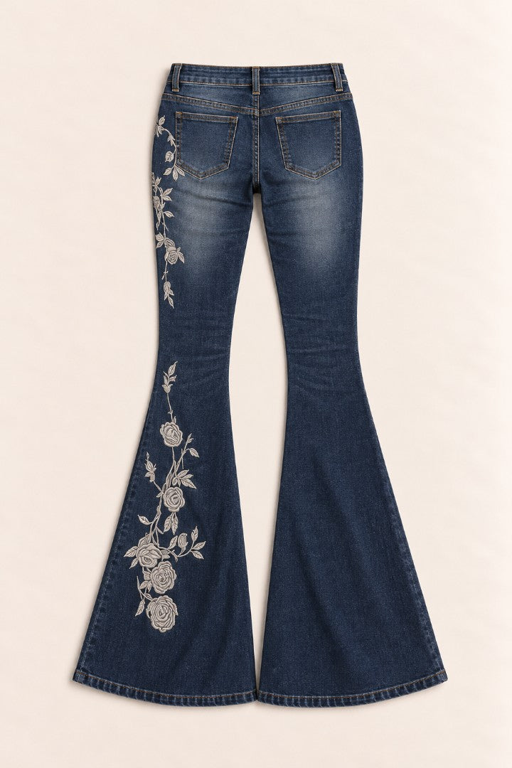 Saint Rosalie jeans back catalogue flat-lay