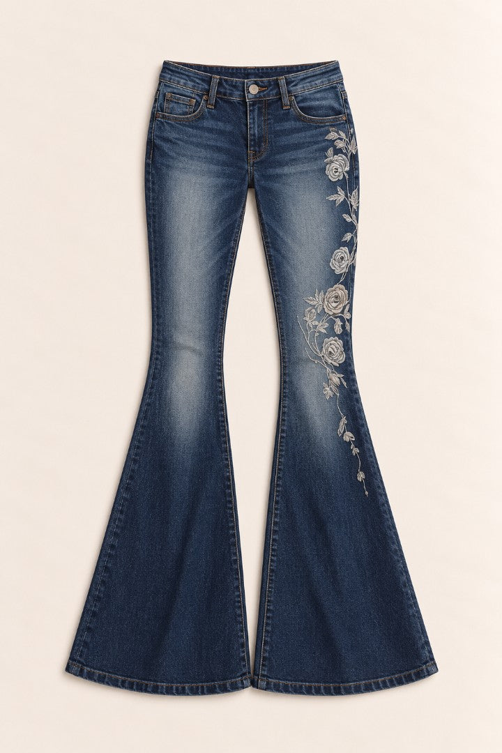 Saint Rosalie jeans front catalogue flat-lay